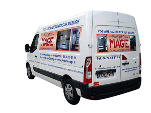 camionnette flocage
